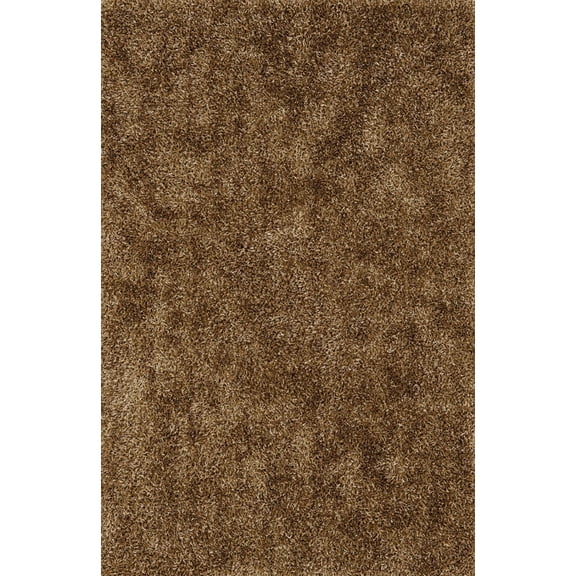 Berkley Barnswood Shag Area Rug IL69 Taupe Solid Shag 5' x 7' Rectangle