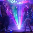 thumbnail image 6 of Party Lights 5 in 1 DJ Disco Light, Rotating Pattern Stage Lights, UV/White Strobe Lights with Remote Control for Xmas Club Bar Holiday Christmas Birthday Wedding, 6 of 8