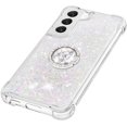 thumbnail image 6 of Glitter Clear Sparkly Bling Case for Samsung Galaxy S23 5G for Women Girls, Flowing Liquid Quicksand Cover with Diamond Ring Holder Case for Samsung Galaxy S23 5G  Colorful, 6 of 7