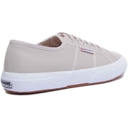 Superga 2750 EFGLU Womens Lace Up Leather Sneakers In Grey Size 6.5