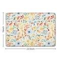 thumbnail image 5 of Pioneer Flower Floral Print Flannel Non Slip Door Rugs,Washable Door Mats Indoor,Decorative Door Mats,Dirt-Resistant and Absorbent Doormat for Entrance,Bedroom,Kitchen,Bathroom,23.5"x16", 5 of 5
