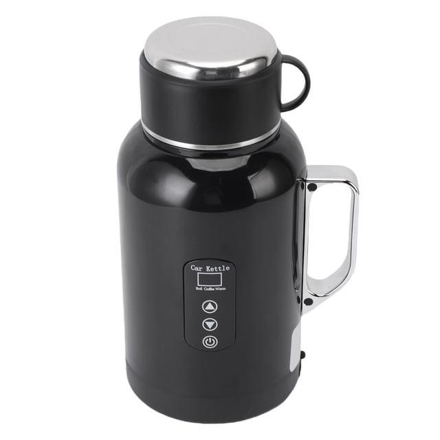 Car Kettle Water Boiler, LED Temperature Display Car Electric Kettle for Travel