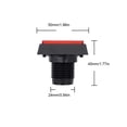 thumbnail image 3 of Wweixi Red LED Push Button Rectangle Illuminated Buttons Micro Switch for Credit Arcade Coin Operated Game Vending Parking Equipment Red Three Legs, 3 of 7