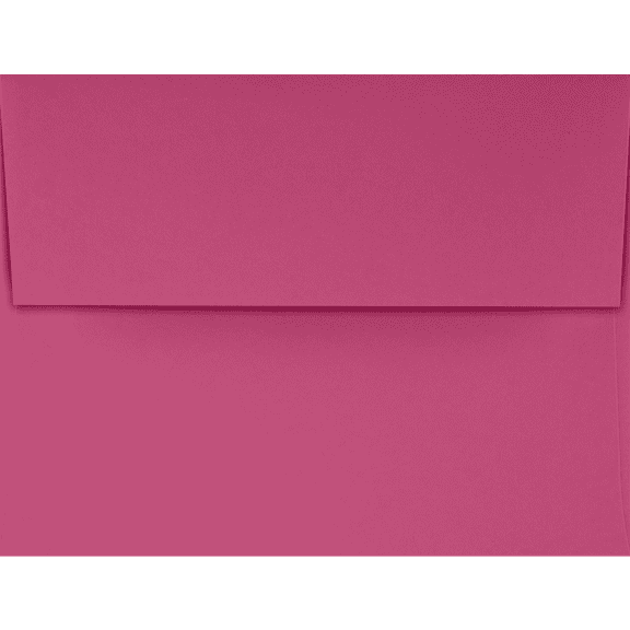 LUXPaper A4 Invitation Envelopes, 4 1/4 x 6 1/4, 80 lb. Magenta Pink, 50 Pack