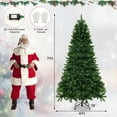 thumbnail image 4 of Costway 7 FT Artificial Xmas Tree with 1188 PVC Branch Tips 700 Warm White LED Lights, 4 of 10