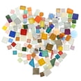 thumbnail image 1 of 1 Bag Mosaic Tiles Crystal Irregular Flat Back Tiles for Craft Project DIY Supplies, 1 of 9