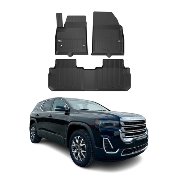 OMAC Waterproof Heavy Duty Floor Mats for GMC Acadia 2017-2023, 3pcs