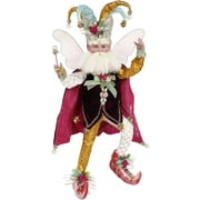20" Pink and Gold Harlequin Mark Roberts Christmas Fairy Figurine