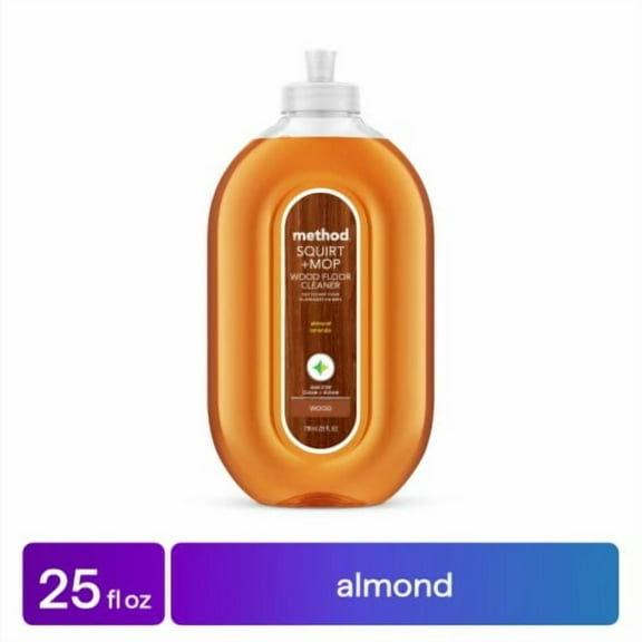 Method Squirt   Mop Hardwood Floor Cleaner, Almond 25.0 fl oz - Pack of 2