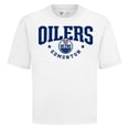 thumbnail image 2 of Men's Levelwear White Edmonton Oilers Luxe Signature Knit T-Shirt, 2 of 3
