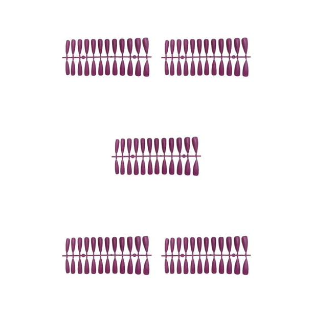 Seitruly Tabletas para mejorar las uñas Diseño elegante de puntos Usable Uña falsa Puntas de manicura encantadoras JM-12Rose Red Purple Type2 NO2 Seitruly CBP456185
