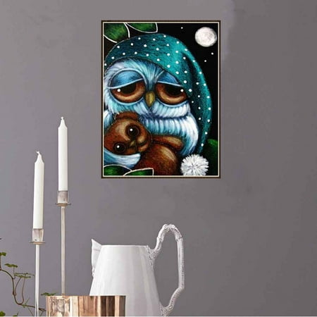 Tiger Cross Stitch Pattern - DIY Resin Diamond Cross Stitch Mosaic Embroidery Owl Patterns Handmade Craft Painting Animals Home Decor