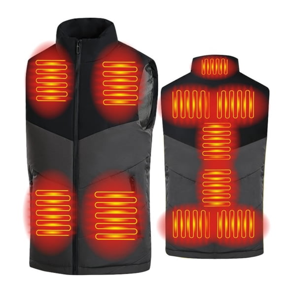 USB Powered Heated Jacket For Outdoor Cycling Wear All Weather Thermal Windproof With Adjustable Warmth