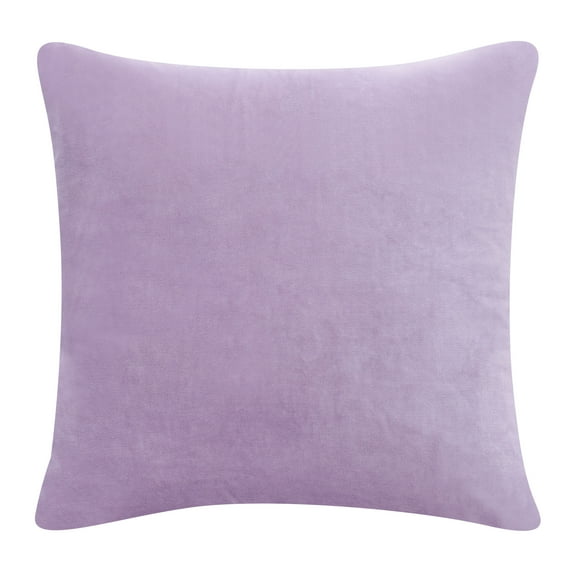 Ox Bay and Stacy Garcia 20" x 20" Lilac Velvet Reversible Cotton Adult Decorative Throw Pillow
