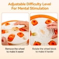 thumbnail image 6 of All For Paws Interactive Dog Puzzle Toy & Slow Feeder – Treat Dispenser Toy for Puppy IQ Training & Mental Stimulation, Donut Foraging Plate, Advanced Level, 6 of 9