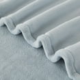 thumbnail image 5 of Hotel Style ™ Solid Oversized Soft Bed Blanket, Duck Egg, 5 of 9