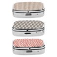 thumbnail image 1 of MasteelfCA 3Pcs Metal Pills Case 2 Compartments Pills Box Portable Pills Organizer Medicine Storage Box, 1 of 7