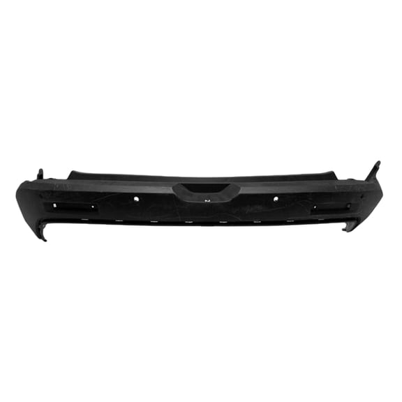 New Aftermarket CAPA Black Rear Bumper Cover Replaces 84180676 With Park Assist Sensor Holes fits 2019 GMC Acadia All Terrain Sport Utility 4-Door