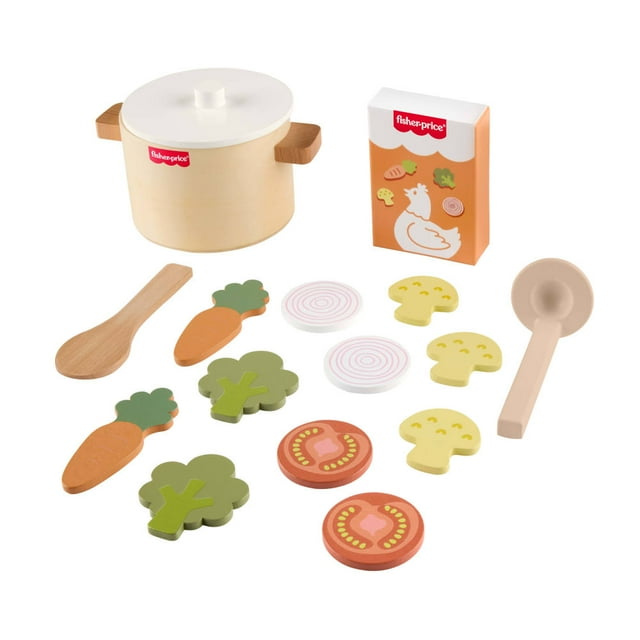 Juguete para Bebés Mattel Fisher-Price Set para Preparar Sopa de Madera
