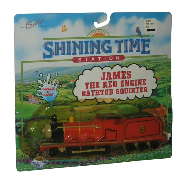 Thomas Tank Engine Shining Time Station James Red Toy Train (Bathtub