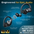 thumbnail image 2 of Auriculares inalámbricos TREBLAB X4 con ganchos para la oreja, batería 253H, Bluetooth 5.4, 2 of 9