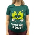 thumbnail image 4 of The Grinch, Women's Maternity Graphic T-Shirt, A Little Who Is Due, Sizes XS-XXL, 4 of 7