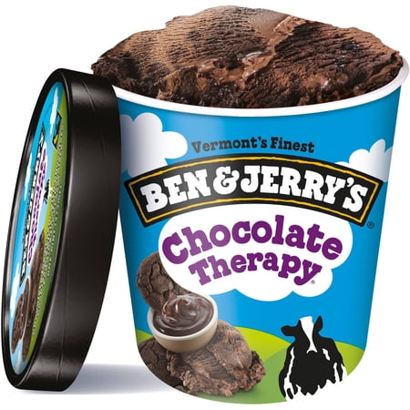 Ben & Jerry's Chocolate Therapy Ice Cream, 16 oz - Walmart.com