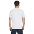 thumbnail image 4 of Hanes Essential-T Crewneck Short Sleeve Men's White T-Shirt, 100% Cotton, Size L, 6 Pack, 4 of 5