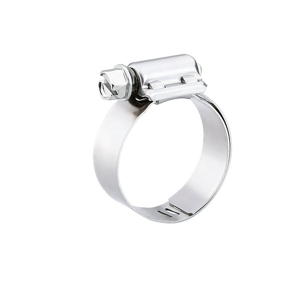 Breeze Liner Stainless Steel Hose Clamp, Worm-Drive, SAE Size 16, 13/16" to 1-1/2" Dia, 1/2" Bandwidth (Pack of 10)