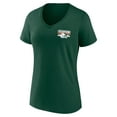 thumbnail image 2 of Women's Green Miami Hurricanes College Football Playoff 2025 Cotton Bowl Champions Scoring Drive V-Neck T-Shirt, 2 of 3