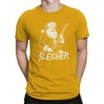 thumbnail image 2 of Rocking Santa Sleigher Design Men's T-shirt, 2 of 3