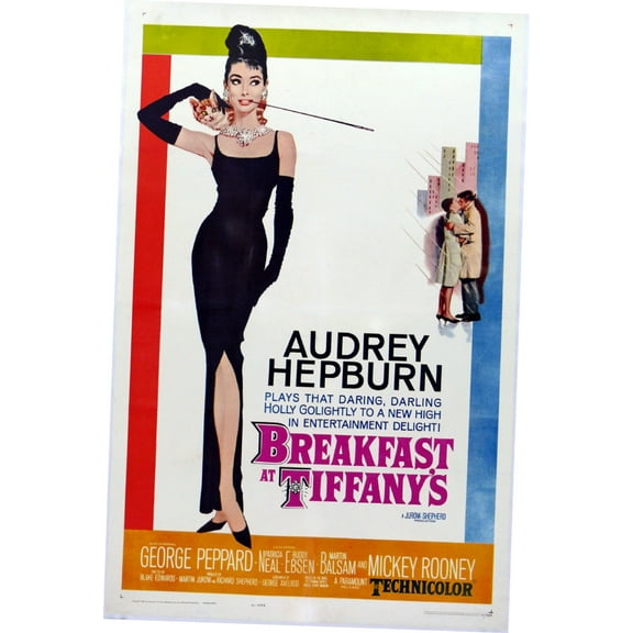 Best Posters Breakfast At Tiffanys Movie Poster 11Inx17In Mini Poster 11x17 Poster Color Category: Multi, Unframed, Ages: Adults