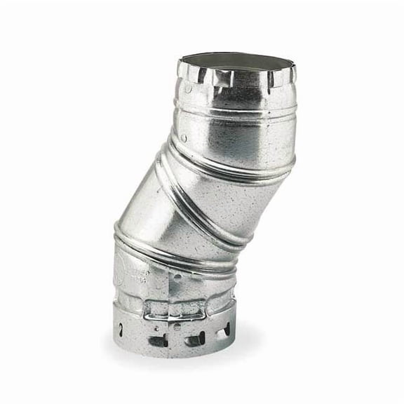 Ameri-Vent Adjustable Gas Vent,3" Dia. 3EAL