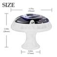 thumbnail image 4 of 4 Pcs Round White Knobs for Kitchen Cabinet Cupboard Dresser Bookcase Halloween Ghost Drawer Pulls Handles Home Decor, 4 of 8