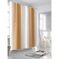 thumbnail image 3 of Fsddascl Burnt Orange Ombre Shower Curtain Set - Extra Long 72" x 96" Bathtub Curtain with 12 Hooks, Farmhouse Stripes Modern Art Waterproof Fabric Stall Shower Curtains for Bathroom/Bathtub, 3 of 6