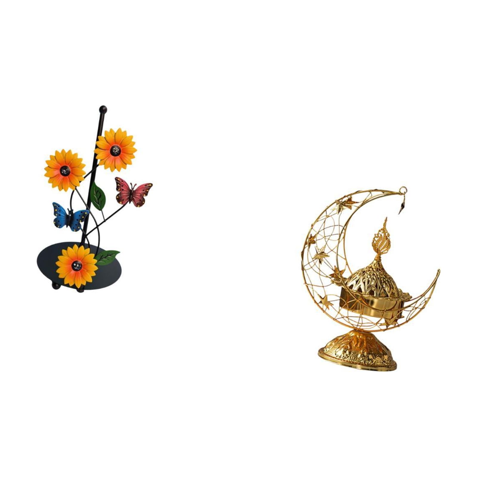 Fiocias Paper Holder Iron Toilet Paper Holder Paper Towel Holder Arabic Incense Burner Cone Burner Weighted Base Suitable for Kitchen Countertop Dining Table