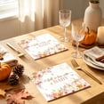 thumbnail image 4 of Tuvgenk Fall Pumpkin Paper Napkins 16-Pack Disposable Dinner Napkins for Thanksgiving and Autumn Parties, 4 of 6