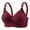Wine, variant on yievot Women Push Up Bras Wireless Comfortable Full Coverage Bra Everyday Tshirt Bra
