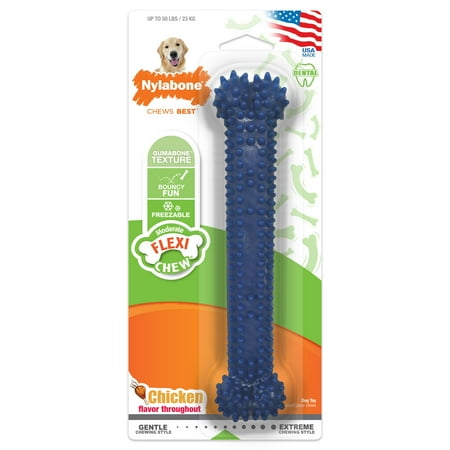 UPC: 0018214812814 | Nylabone Moderate Chew FlexiChew Dental Chew Toy Chicken Large/Giant (1 Count)