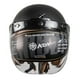 thumbnail image 2 of Casco Abierto Para Moto Kov Classic Negro Con Mica Burbuja Talla L KOV Classic, 2 of 3