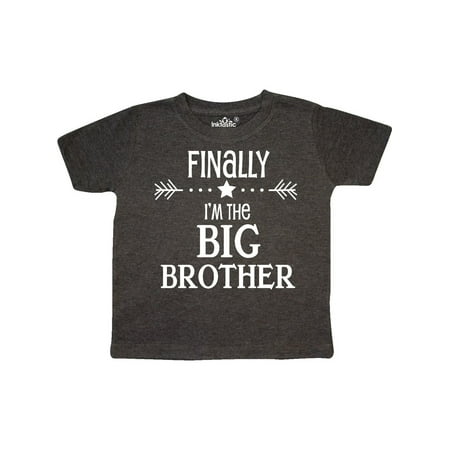 

Inktastic Finally Im the Big Brother Gift Toddler Boy Girl T-Shirt