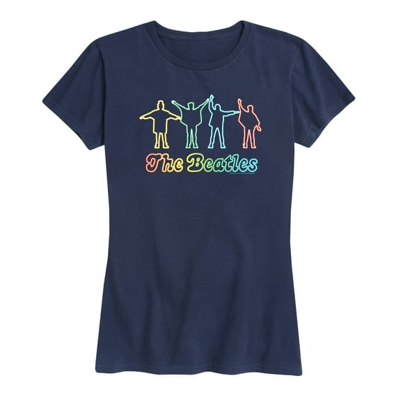 Neon The Beatles - Women's Short Sleeve Graphic T-Shirt