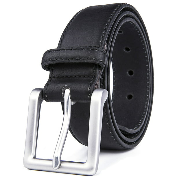 campus Scottish spray Genuine Leather Dress Belts For Men - Mens Belt For Suits, Jeans, Uniform  With Single Prong Buckle - Designed in the USA - Walmart.com