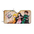 thumbnail image 1 of Demon Slayer Characters Accordion Sunshade for Car Windshield | 64 x 32 Inches, 1 of 2
