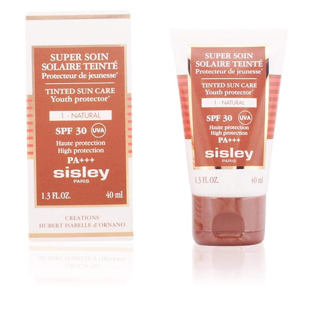 Protección solar Sisley Super Soin Solaire con tinte SPF 30, n.º 3, ámbar, 40 ml