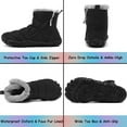 thumbnail image 3 of Stepedia Boys Girls Snow Boots Waterproof Non-slip Cold Weather Faux Fur Lined Kids Winter Shoes, 3 of 8