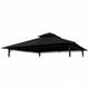 thumbnail image 1 of Top St. Kitts para gazebo de 3 x 3 m, solo tela negra envejecida, 1 of 5