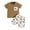 Brown, variant on Fsqjgq Baby Boys Summer Clothes Sets Toddler Boy Outfits Animal Love Printed Short Sleeve T Shirt Tops and Shorts 2-Piece Cotton Clothing Sets