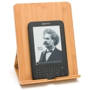 Lipper International Compact Convenient Folding Home Wood Tablet Stand, Bamboo