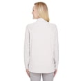 thumbnail image 2 of Devon & Jones DG480W Women's CrownLux Performance Clubhouse Micro-Stripe Quarter-Zip Pullover-Silver-S, 2 of 3